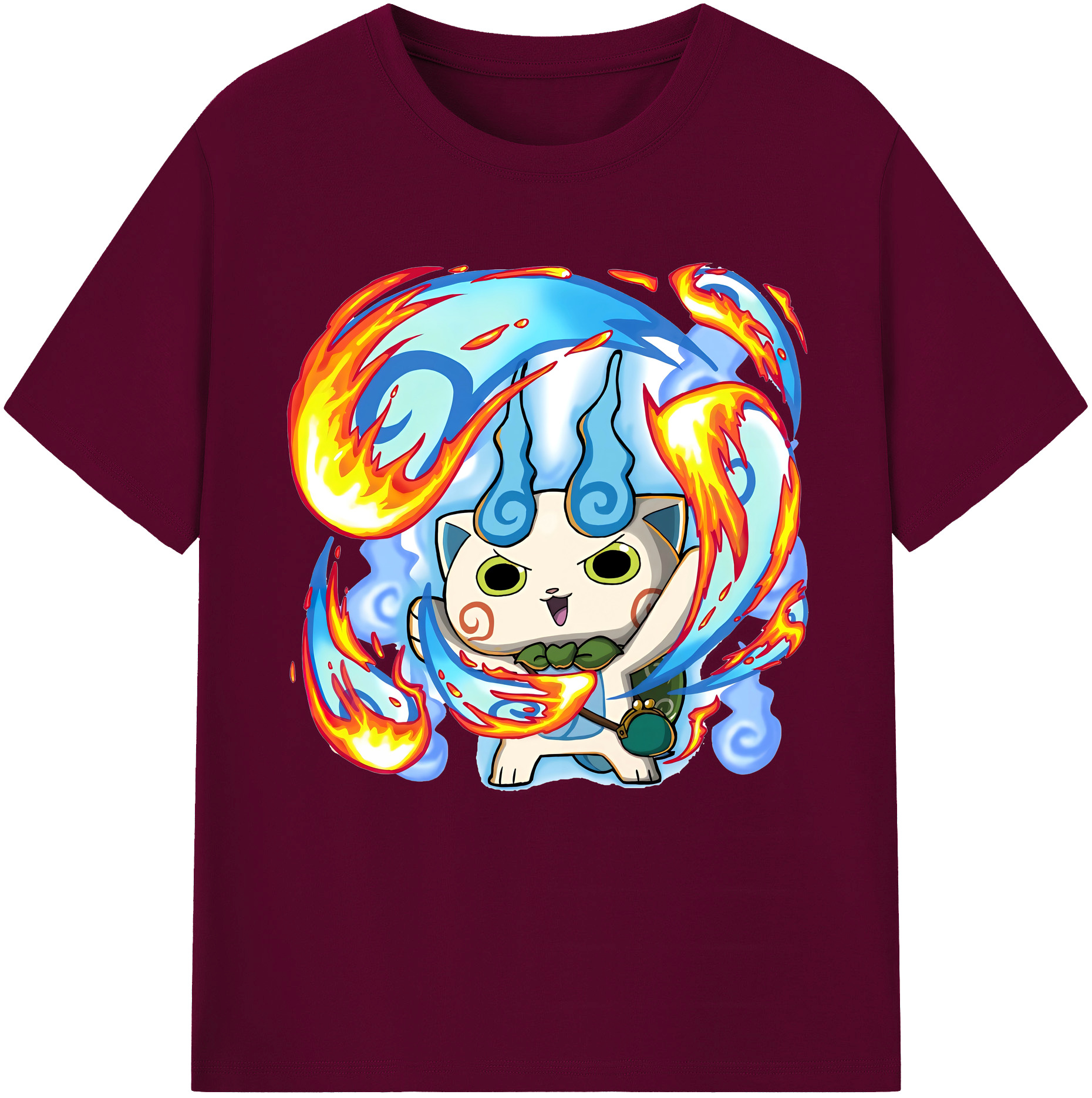 （画像用） 妖怪ウォッチ Yo-kai Watch レディースカジュアルプリントTシャツ（綿100％）